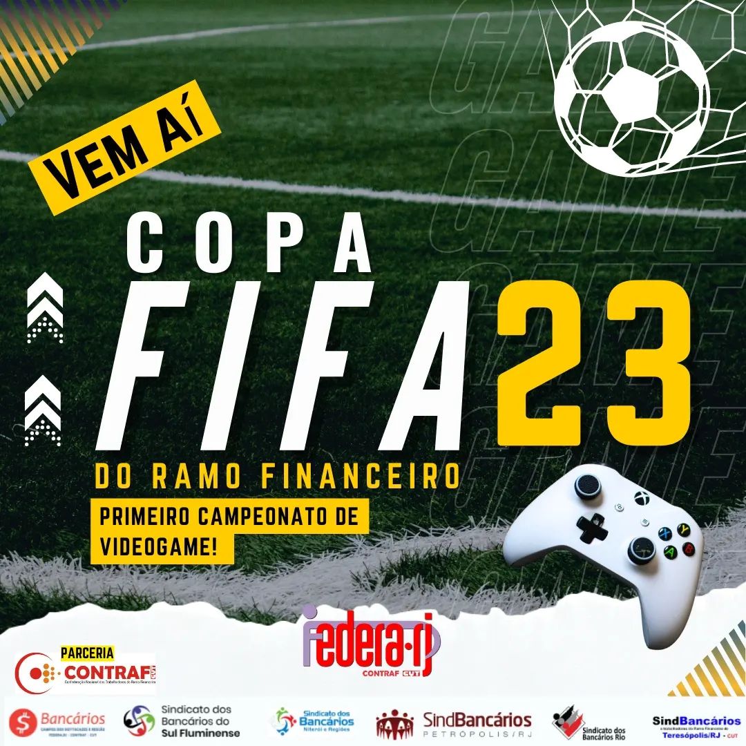 Inscrições abertas para o 6º Torneio dos Bancários Fifa 2023